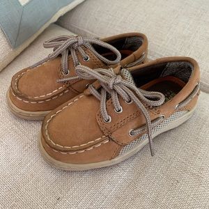 Sperry Billfish toddler dark tan size 7.5